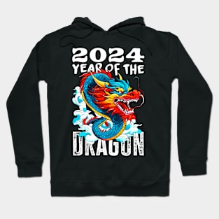 Chinese Lunar New Year of The Dragon 2024 - Happy New Year 2024 Hoodie